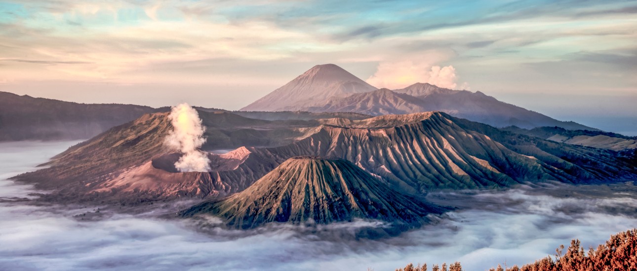 Indonesia islands travel panorama