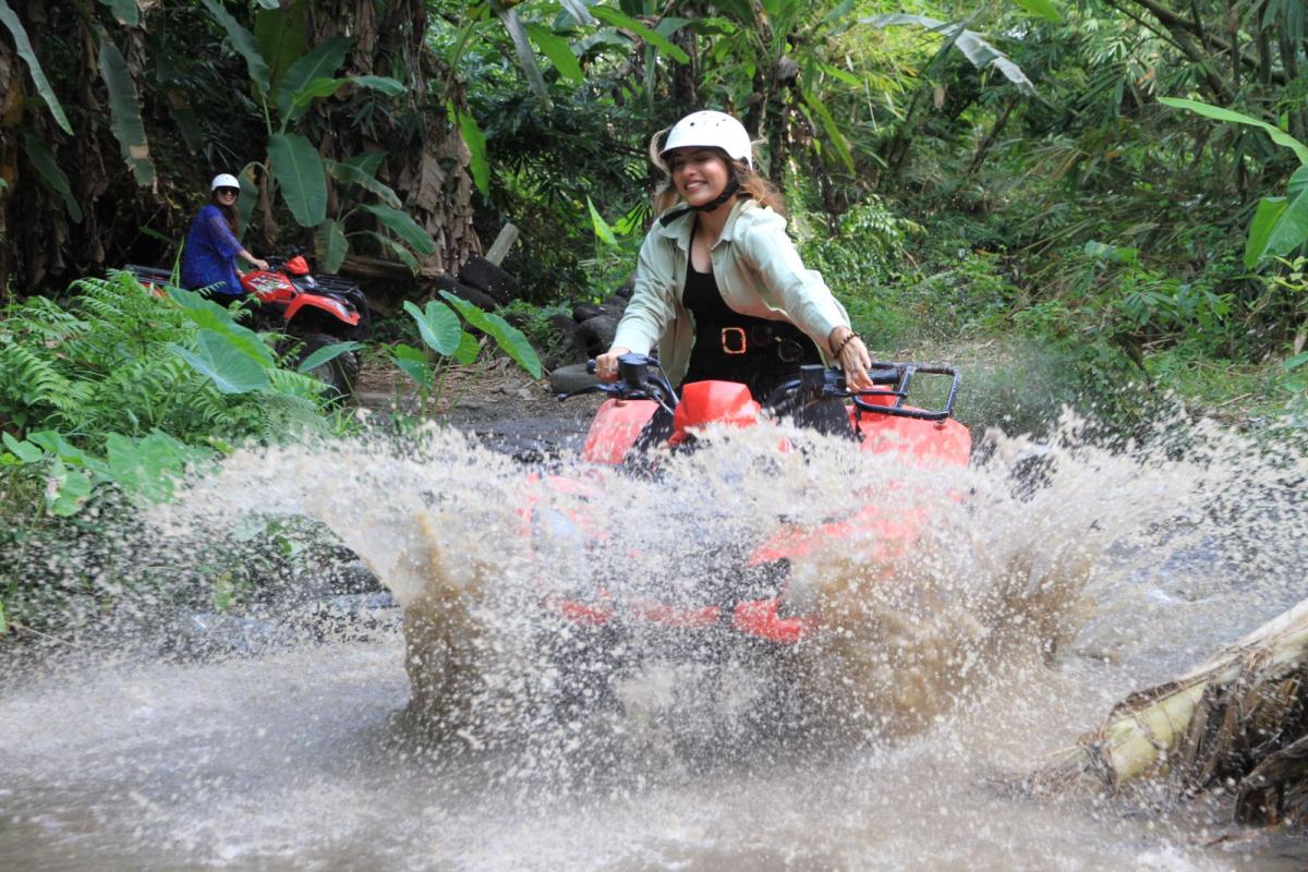 Ubud Adventure: ATV ride, Rafting & Waterfall Views